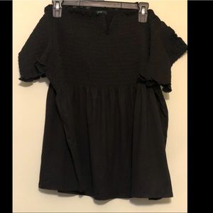 RUE21+ Babydoll Off-the-Shoulder top
